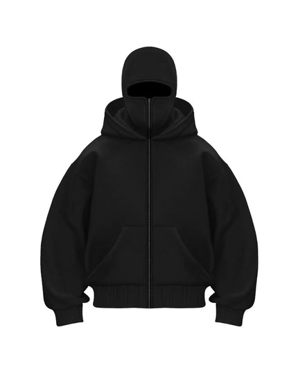 Fleece-lined Double Hooded Jacket