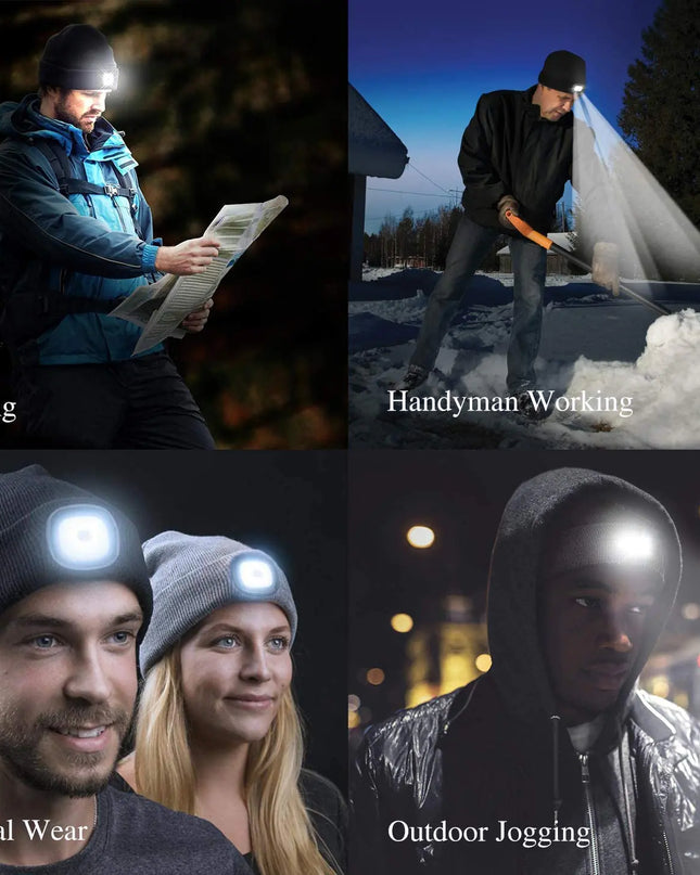 LED Lighted Beanie Cap