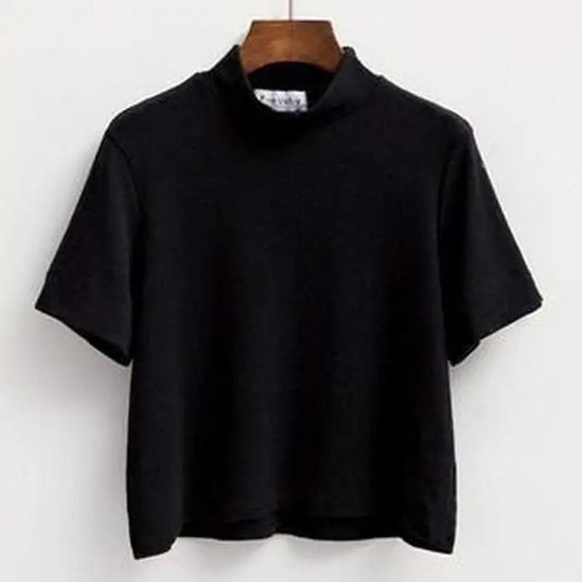 Rounded Collar T-Shirt