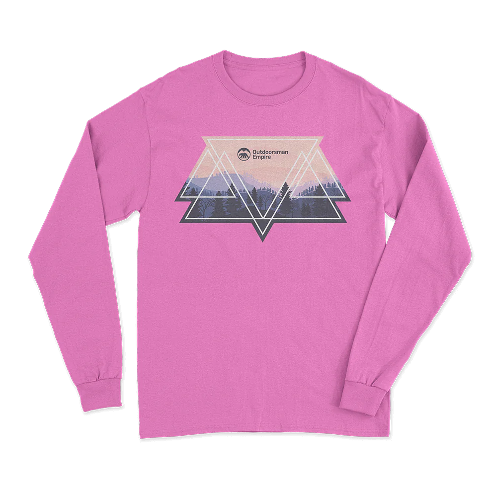 Camping Triangles Long Sleeve Shirt