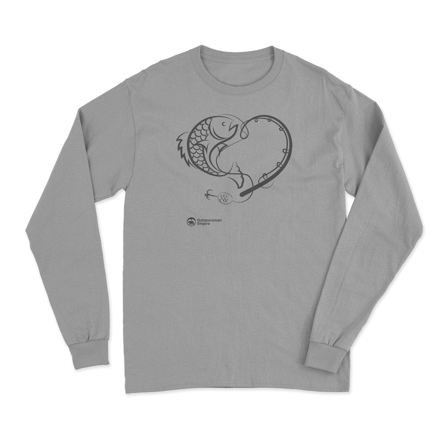 Fishing Heart' Long Sleeve Shirt