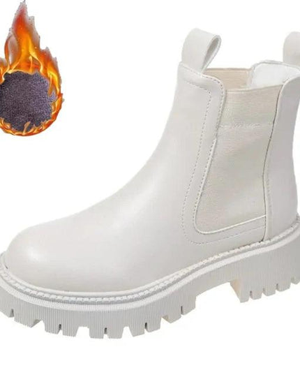 Mid Heel Chelsea Boots