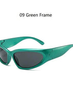 09 Green Frame / UV400 Goggles