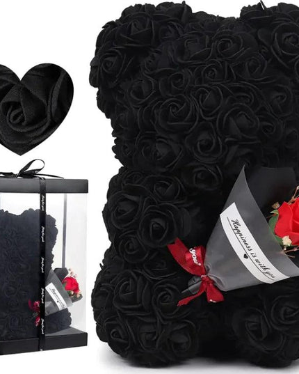 Rose Bear Preserved Fresh Flower Birthday Gift