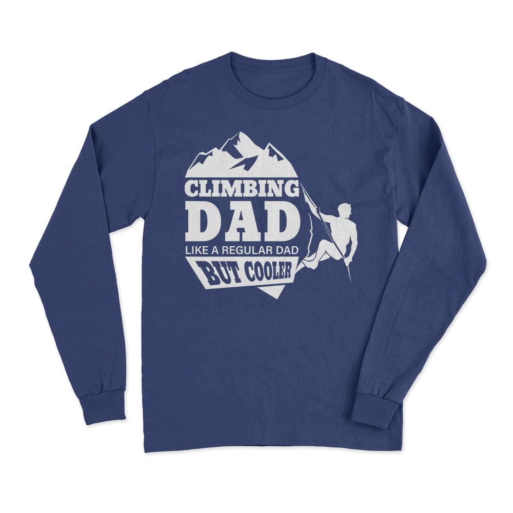 Climbing Dad Long Sleeve Shirt