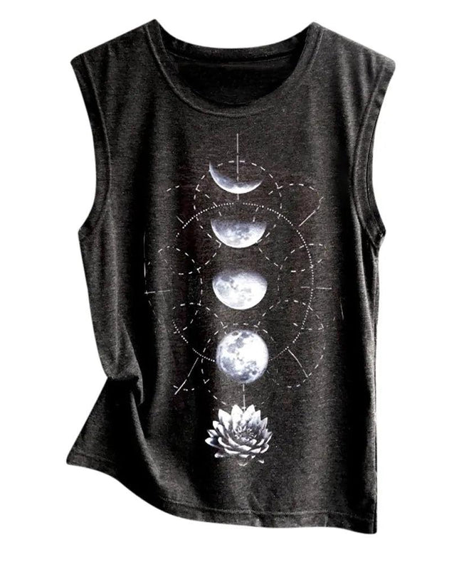 Sleeveless Loose T-Shirt