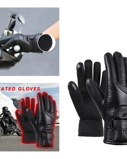 Electric USB Heated Gloves Winter Warming Thermal Ski Snow Hand Warm Windproof
