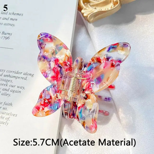 Sweet Fairy Butterfly Shape Hair Claws