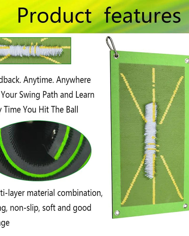 Golf Training Mat for Swing Detection