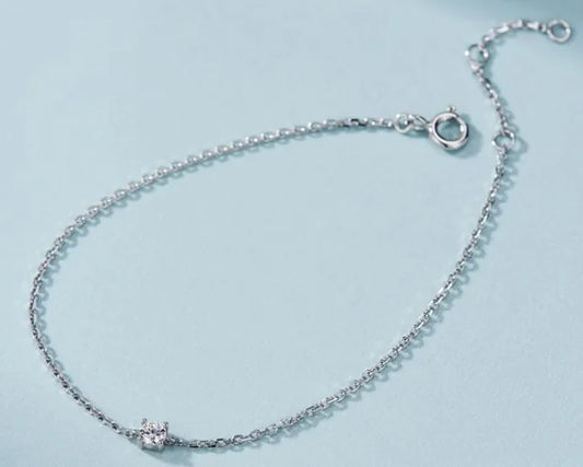 Simple Little Diamond Mini Bracelet