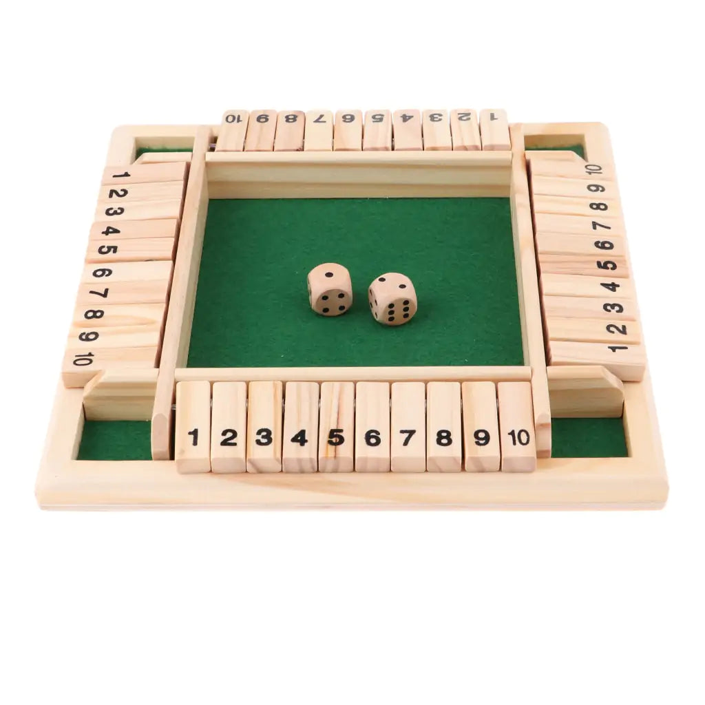 Wooden Flaps Dice Set