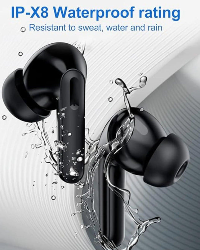 Bluetooth Earbuds Headset 5.3 Wireless Noise Cancelling TWS Trucker Waterproof