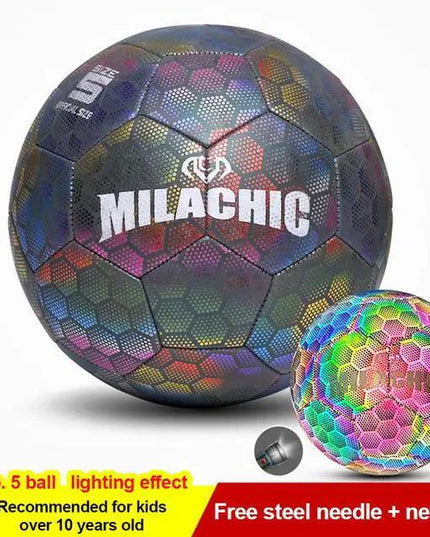 Holographic Glowing Soccer Ball