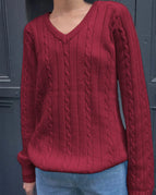 Burgundy / S