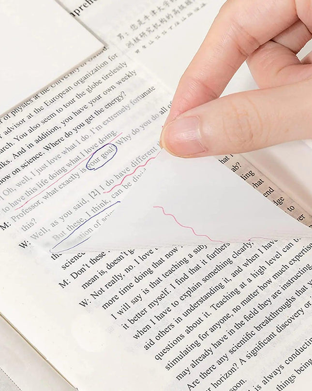 Transparent Waterproof Sticky Notepads