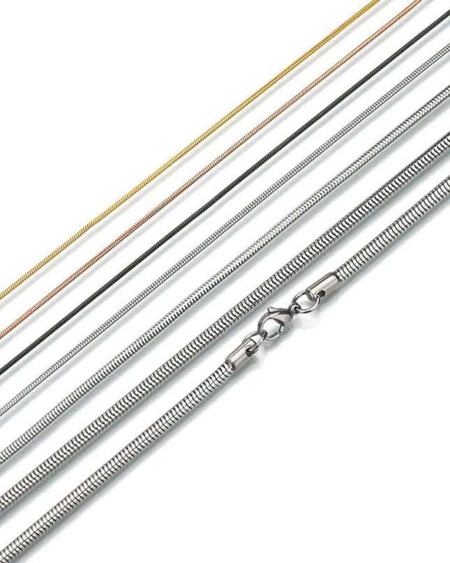 Stainless Steel Snake Chain Necklace