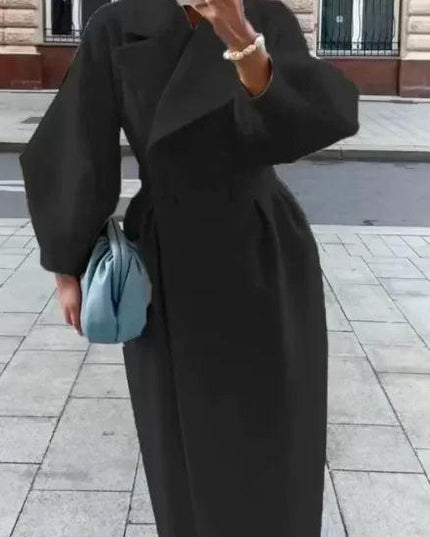 Vintage Court Lantern Sleeves Large Lapel Jacket