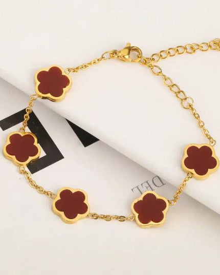 Flora Petal Stainless Jewelry Set