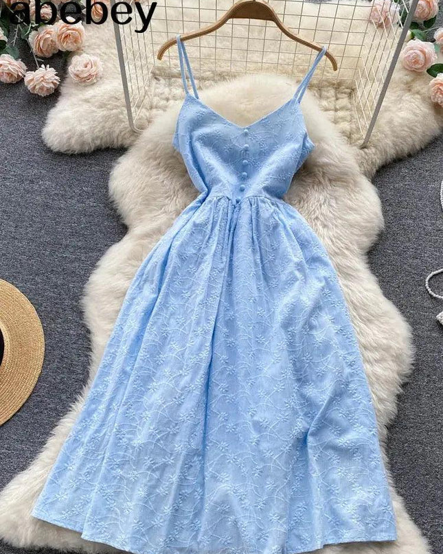 Elegant Spaghetti Strap Dress