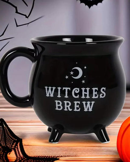 Spooky Sips: Enchanting Ceramic Witch Coffee Mug