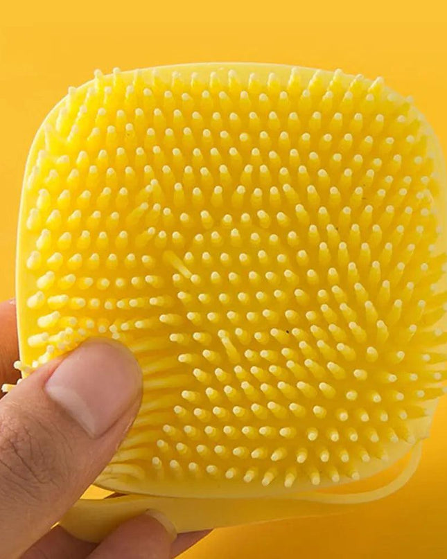 Silicone Comb with Shampoo Box Pet Dog Brush