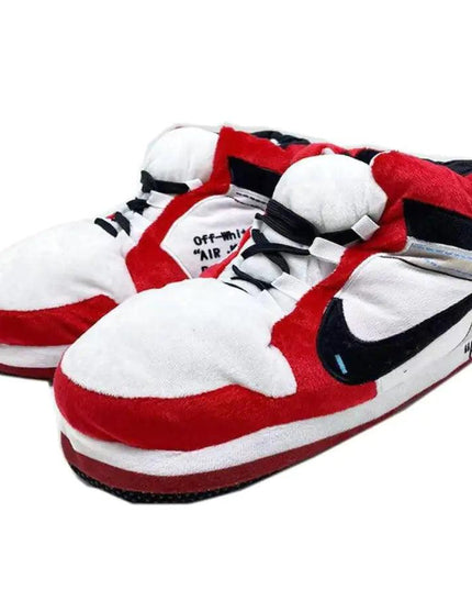 Red Air Jordan Retro High Sneaker Slippers