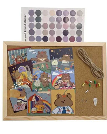 Student Dormitory Simple Solid Wood Frame Background Photo