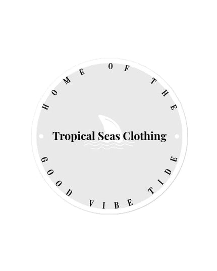 New Tropical Seas Logo stickers