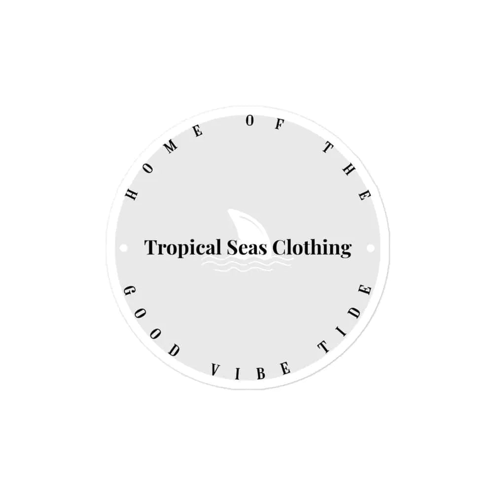 New Tropical Seas Logo stickers