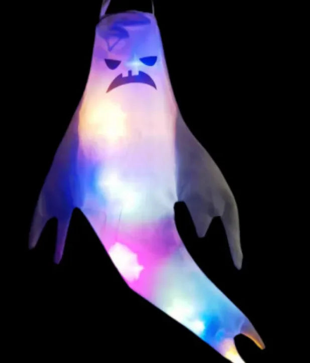 Glow Haunt Ghost Face Decoration