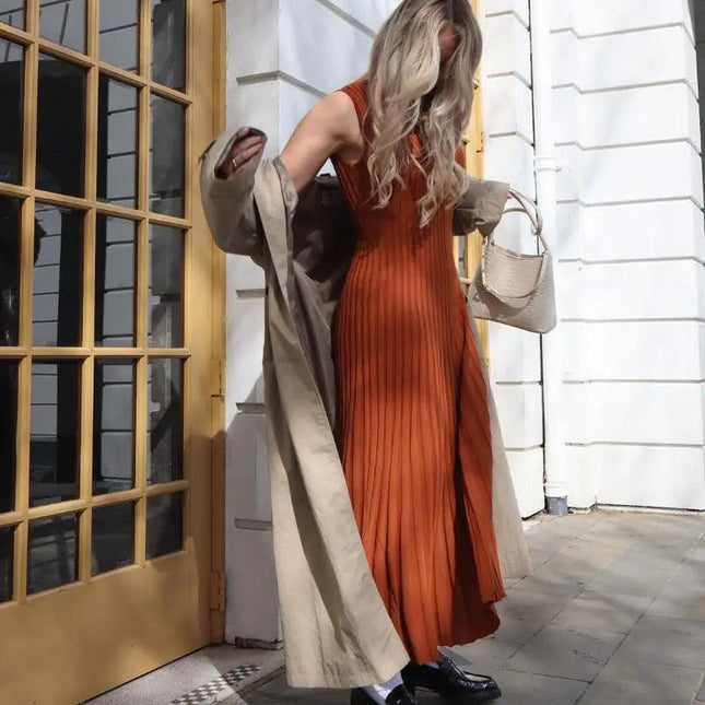 Luxurious Knitted Long Dress