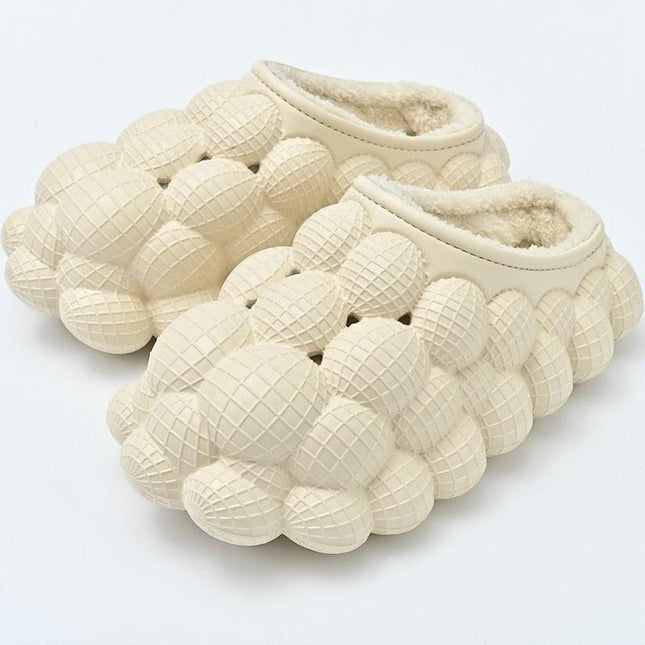 Mid Bubble Fur Slides