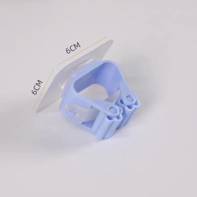 Adhesive Multi-Purpose Hooks Wall Mounted Mop Organizer Holder