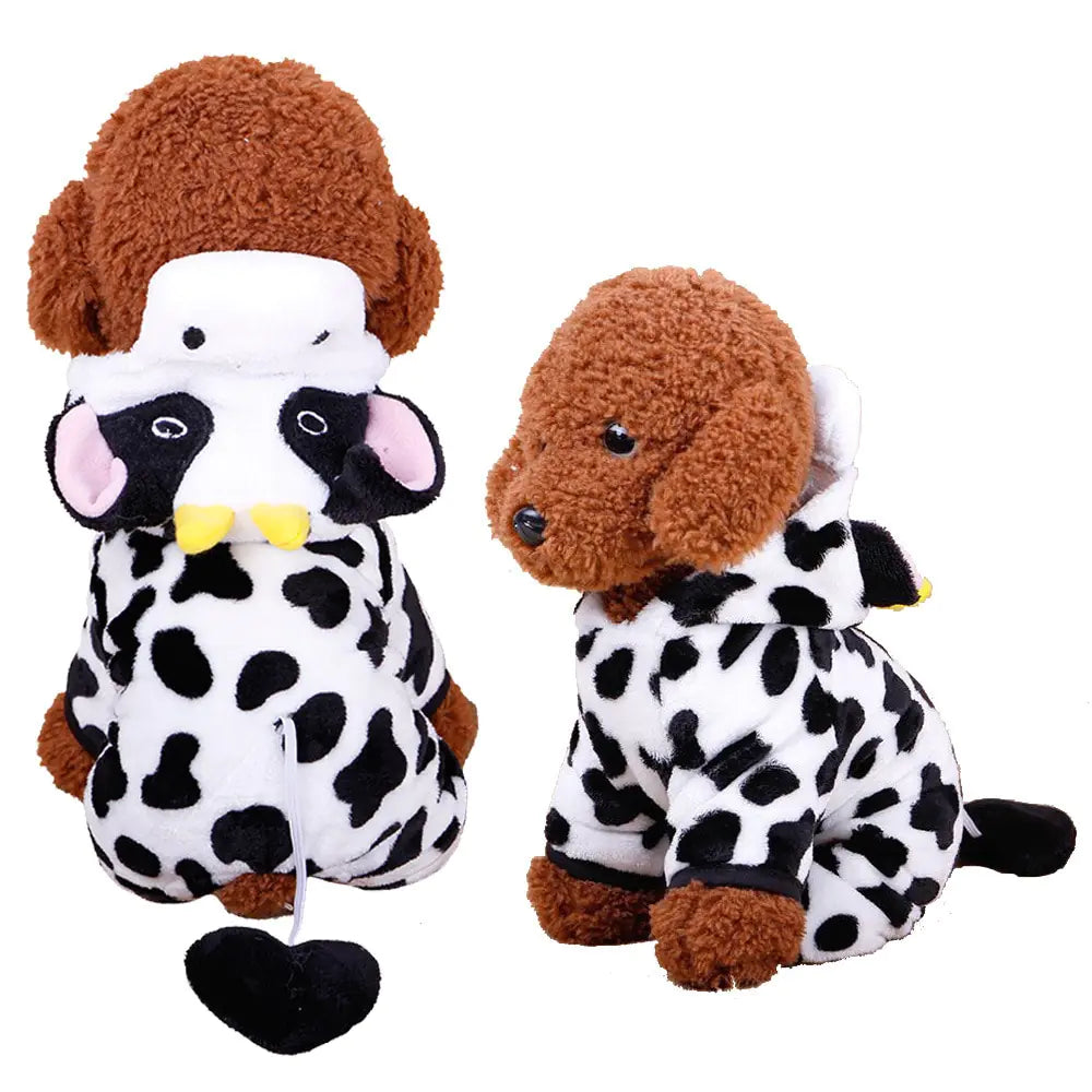 Soft Warm Fleece Dogs Jumpsuits