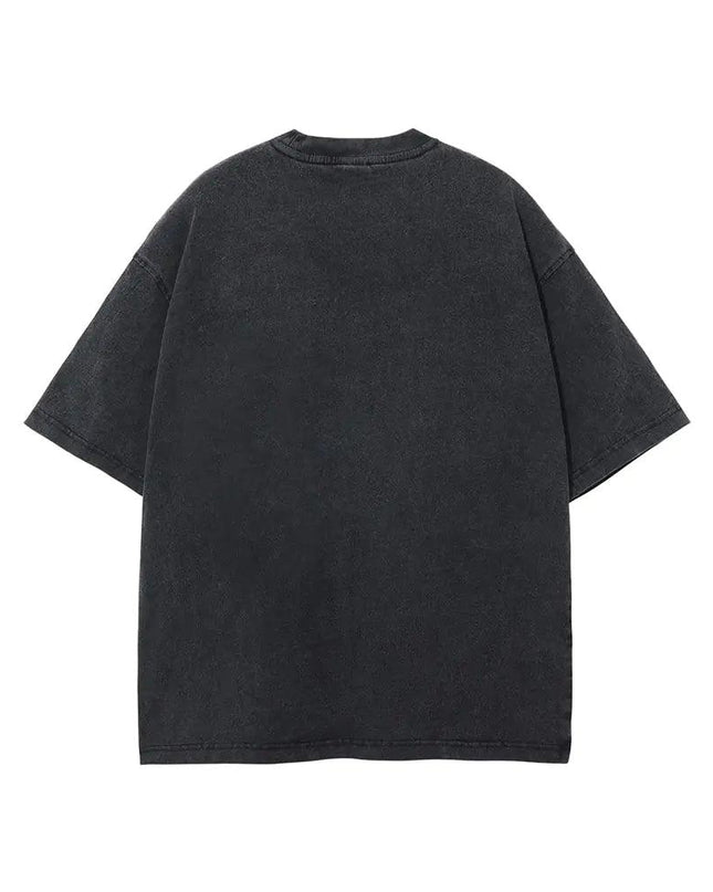 Vintage Angel Print Grunge Oversized Tshirts Men