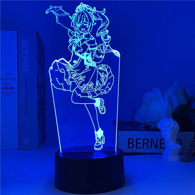 Genshin Impact Night Light 3D Illusion