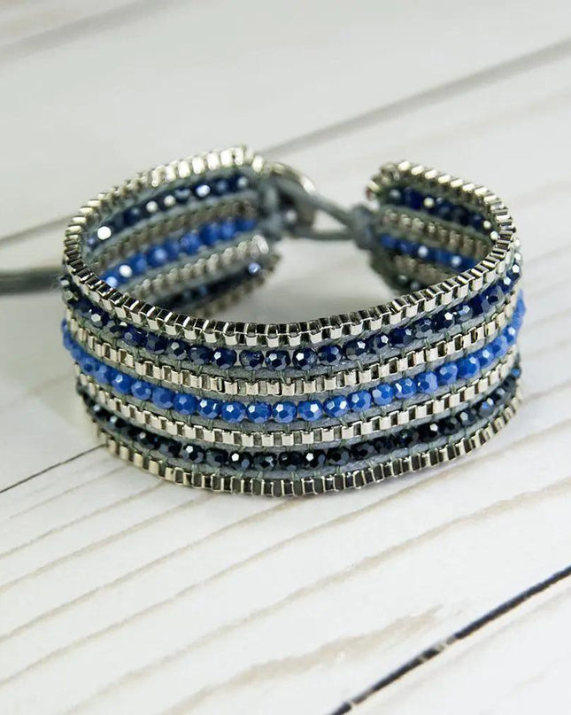Looped Bracelet -Sapphire