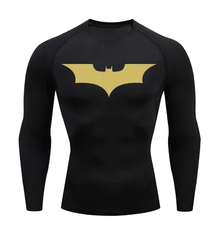 Long Sleeve Compression Batman T-Shirt