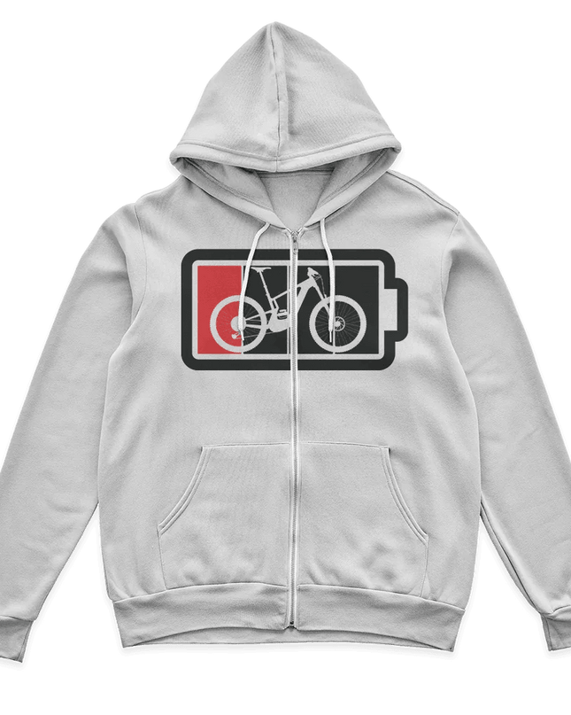 Low Battery Zip Hoodie