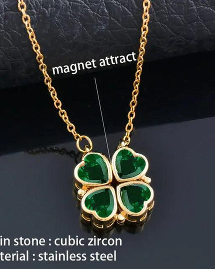Flower Magnetic Attract Together Necklace