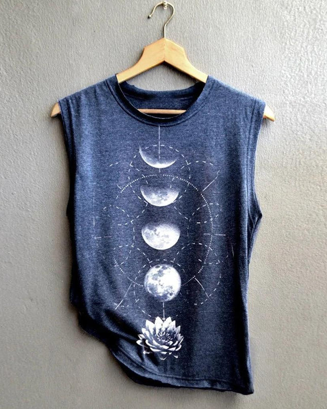 Sleeveless Loose T-Shirt