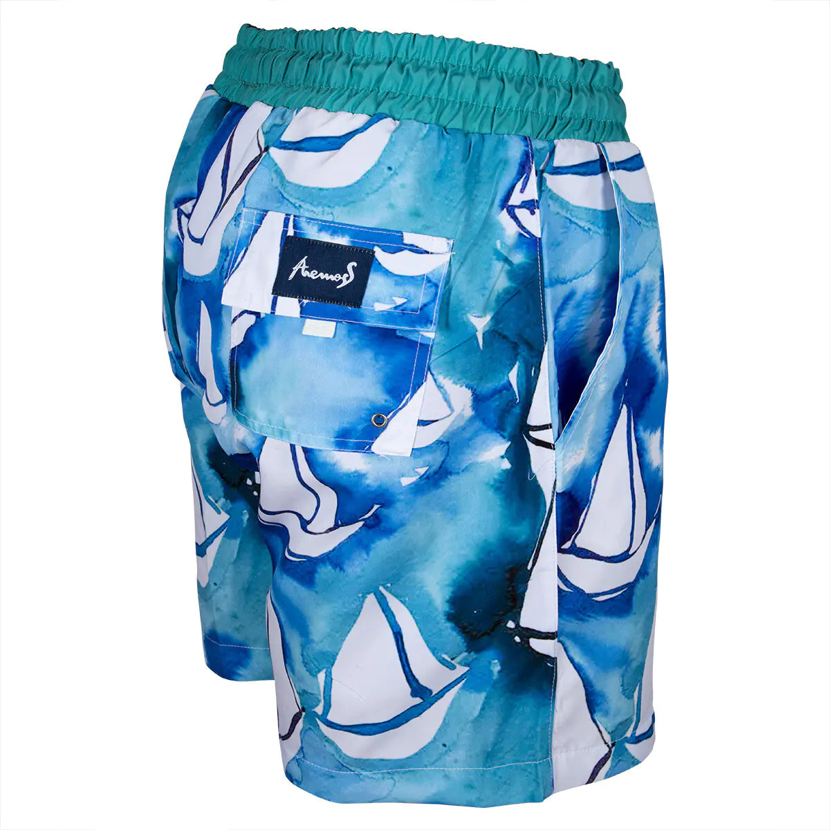 Anemoss Sailboats Swim Trunk