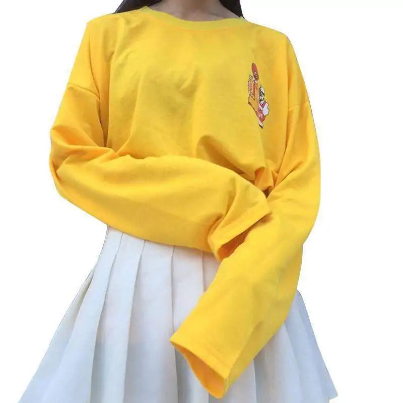 Oversized Yellow Sweater