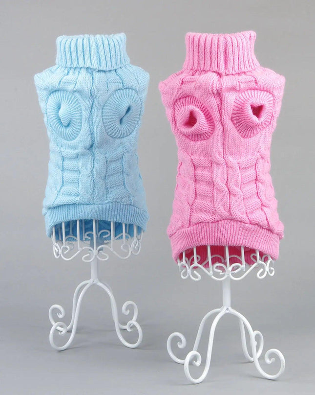 Solid Color Dog Sweater