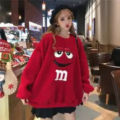 Fuzzy M&M Sweater