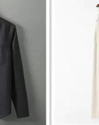 Black top Beige pants / Medium