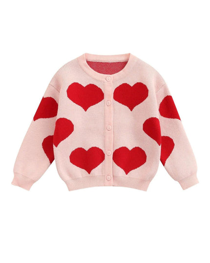 Heart Knitted Baby Sweater