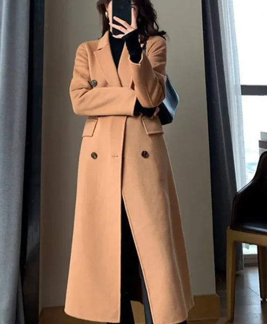 Loose Fit Woolen Coat