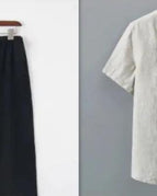 Gray Short Black pants / Medium