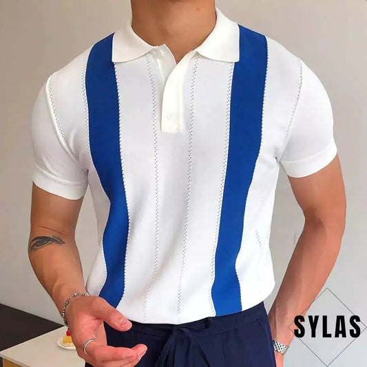 Short-sleeved Knitted Polo